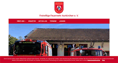 Desktop Screenshot of feuerwehr-aunkirchen.de